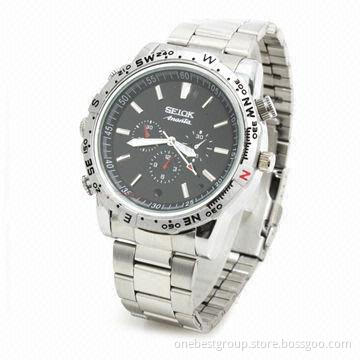 Watch Camera with 1,600 x 1,200P Picture and 1,280 x 720P Video Resolution